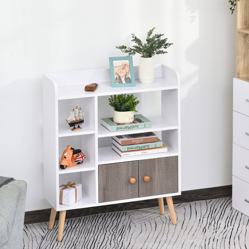 Brookfield 90.8cm H x 71.8cm W Standard Bookcase, White