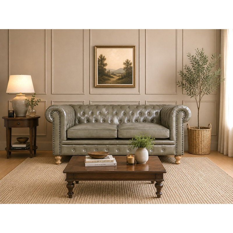 2 Seater Leather Sofa