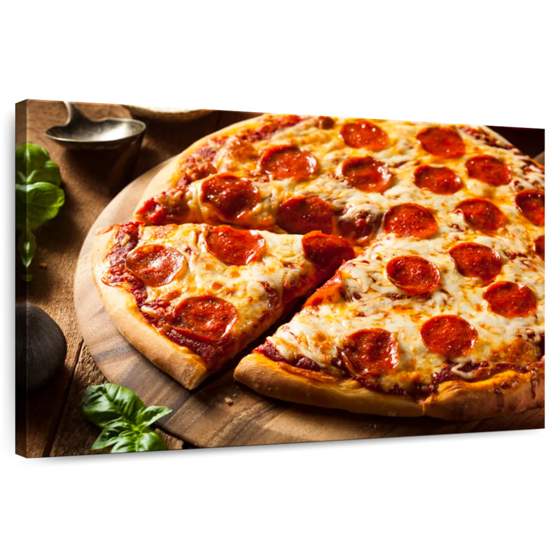 Yarlin Fresh Pepperoni Pizza, 20" H x 30" W
