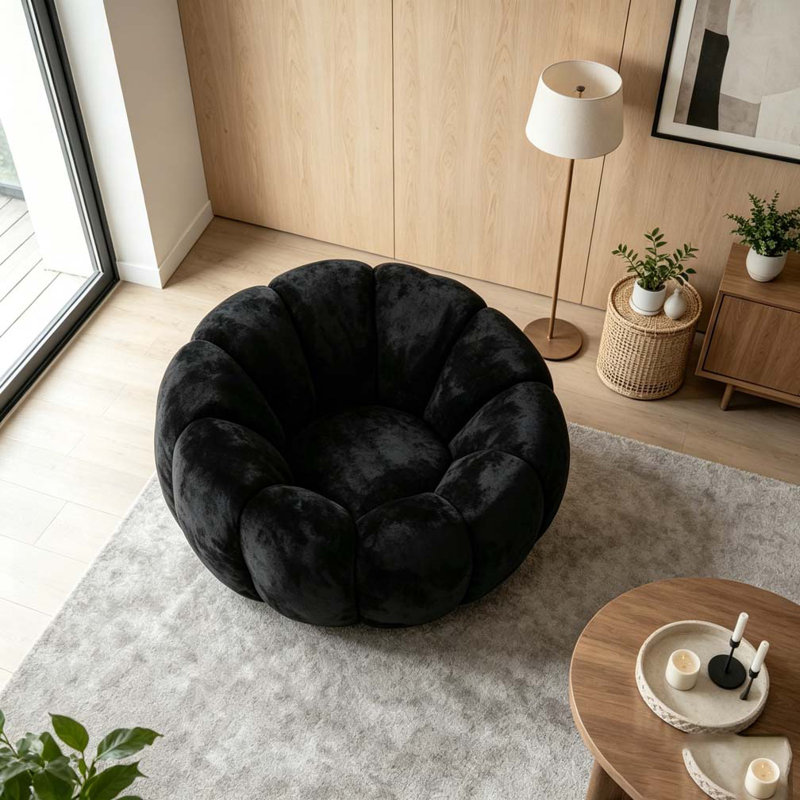 Fauteuil à billes pour adulte, Noir