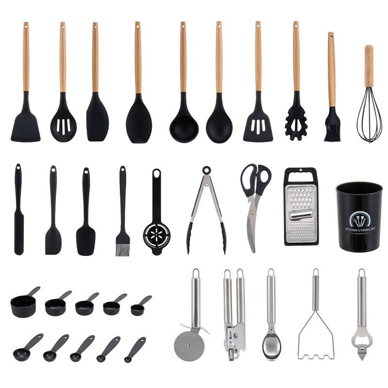 Living And Home Utensil Set, Black