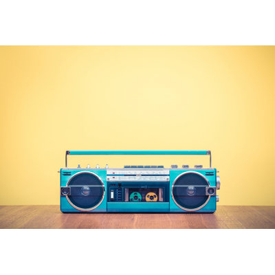 Radio Cassette Recorder by BrAt_PiKaChU - Wrapped Canvas Print
