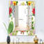 Miroir mural bohémien et traditionnel fleur 43-122083385-40098782