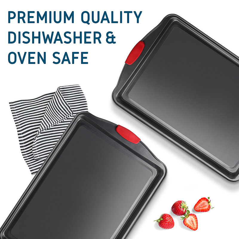 Joytable Non-Stick 2 Piece Baking Sheet Set