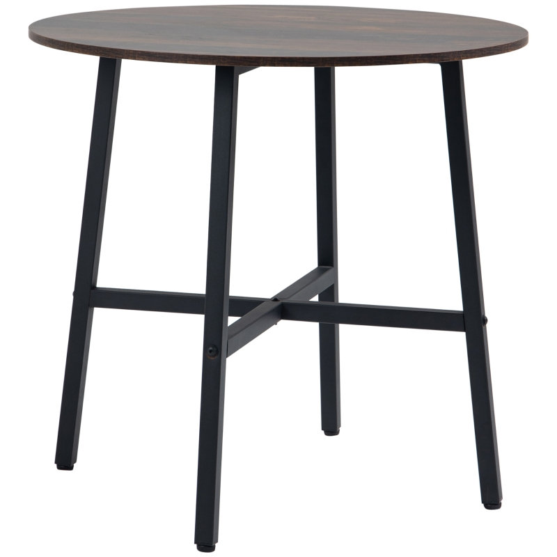 Metal Base Dining Table