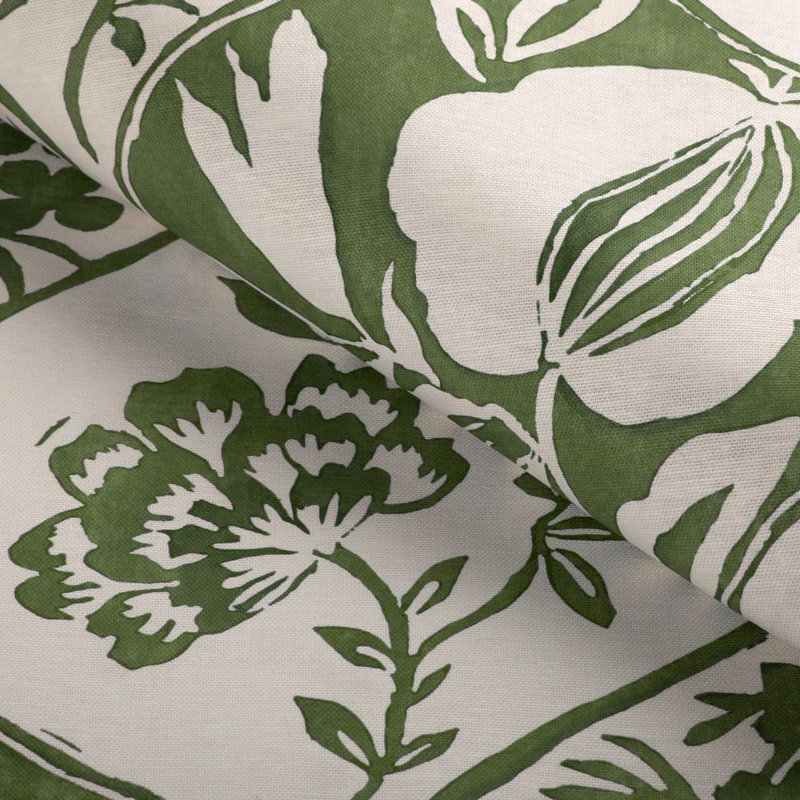 Calathea Print, Green/Beige