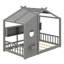 Structure de lit en bois avec toit et tablette de rangement-1548791340-1548791339