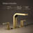 ParallelWidespread Bathroom Faucet, 3-Hole Two Lever Handle Bathroom Sink Faucet-90573833-123136706