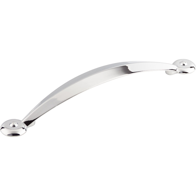 Angle 5 1/16" Center to Center Bar pull, Polished Chrome