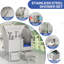 50 Station de lavage pour chien en acier inoxydable