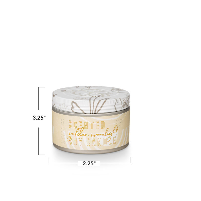 Petite boîte de conserve éprouvée, clair de lune doré, Petite boîte