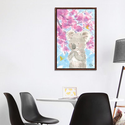 Cherry Blossom Koala by Martin Hsu - Painting on Canvas