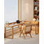Bureau en bois massif en forme de L Modern Minimalist-988167988