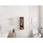Armoire murale de salle de bain 12 po, porte à fermeture douce, armoire de rangement en bois d'ingénierie pour petite salle de bain