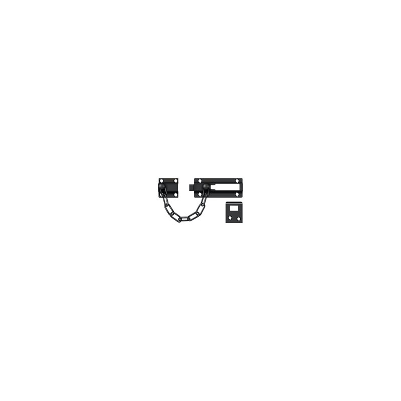 Brass Latch/Catch/Bolt, Black