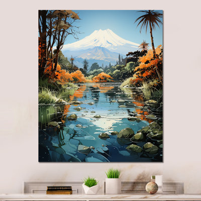 " Volcano Volcanic Reflections "