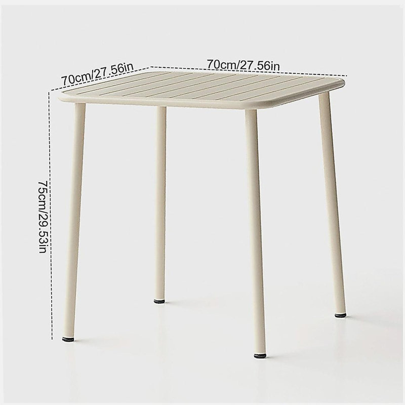 Sera table carrée table de cour extérieure Villa table de salle à manger en plein air table imperméable rétro américain moderne simple table de balcon table basse