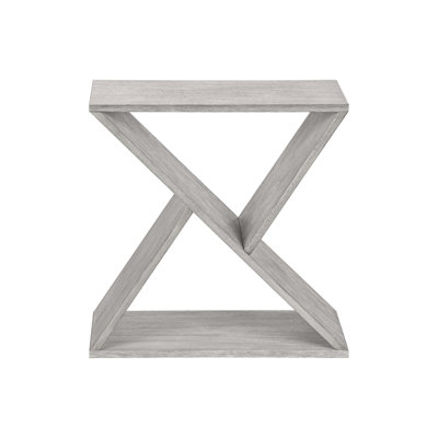 Accent Table, Side, End, Nightstand, Narrow, Small, Bedroom, Living Room, Lamp, Grey Veneer, Contemporary