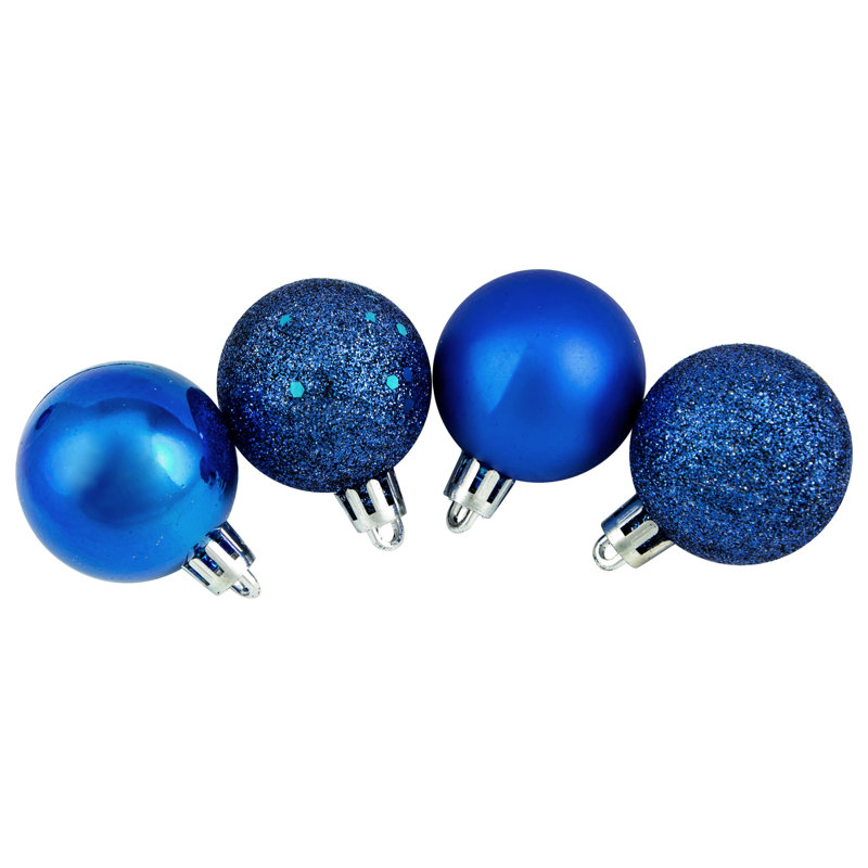 Boules de Noël 96 quarts incassables 96 boules de Noël 1,5 po (40 mm)