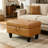 Rectangular Storage Ottoman Bench with Hydraulic Soft Close Lid, Faux Leather Footrest Stool for Entryway, Living Room & Bedroom,Ginger  , 28.5" x 19" x 17.5"-126242948