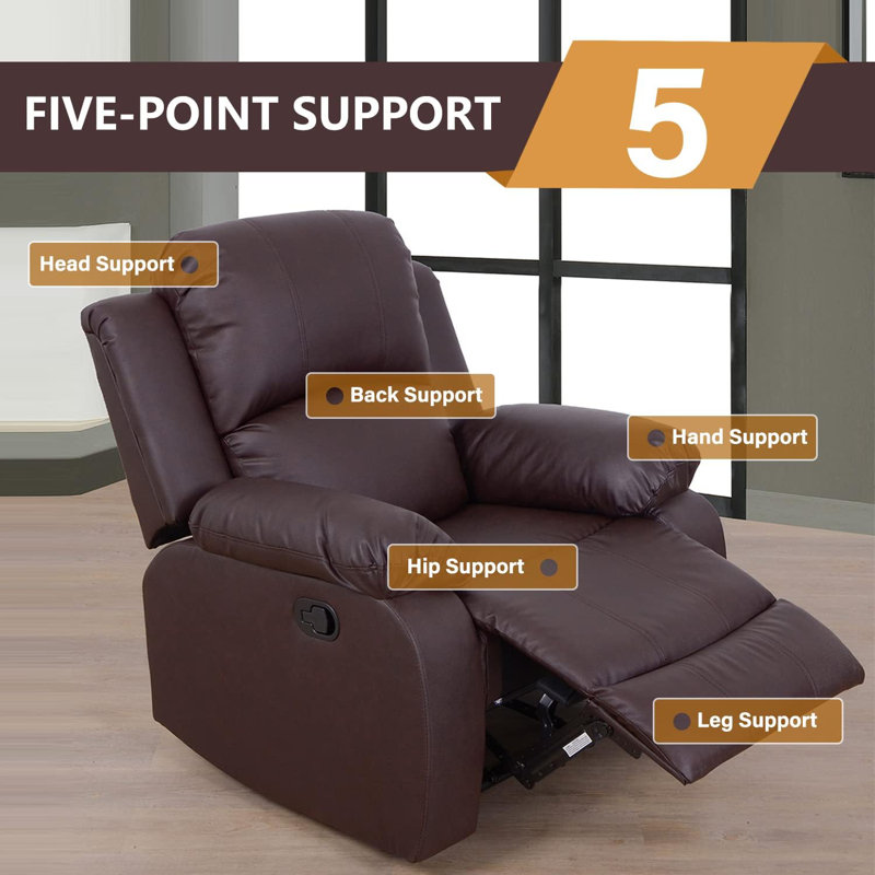 3-Piece Living Room Sofa Set, Brown