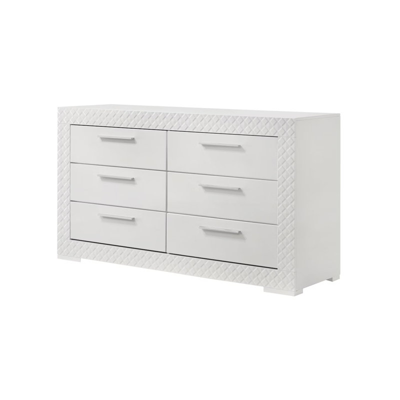 Whitby Glam Dresser, White