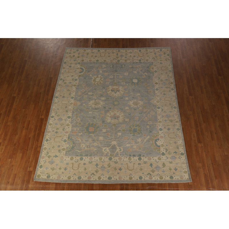 Vegetable Dye Oushak Turkish Area Rug