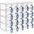 VEVOR Cell Phone Locker Plastic / Acrylic 4 - Tier 20.9'' Cell Phone Locker with Key