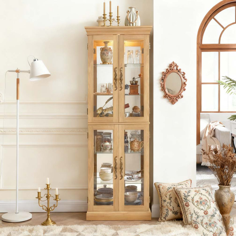 Vitrine vitrée élégante