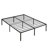 Heavy Duty Metal Bed Frame With Quick Assembly, No Noise, And Reinforced Steel Slats For Maximum Support And Storage