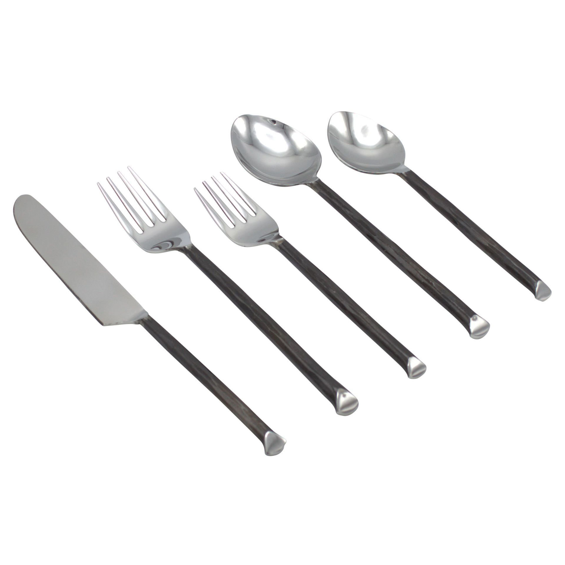 Elyon Tableware Elyon Ambrey Hand-Forged Stainless Steel Flatware