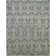 Damask Area Rug in Gray
