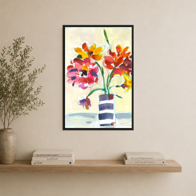 Blooming At Home by Vas Athas - Graphic Art on Canvas