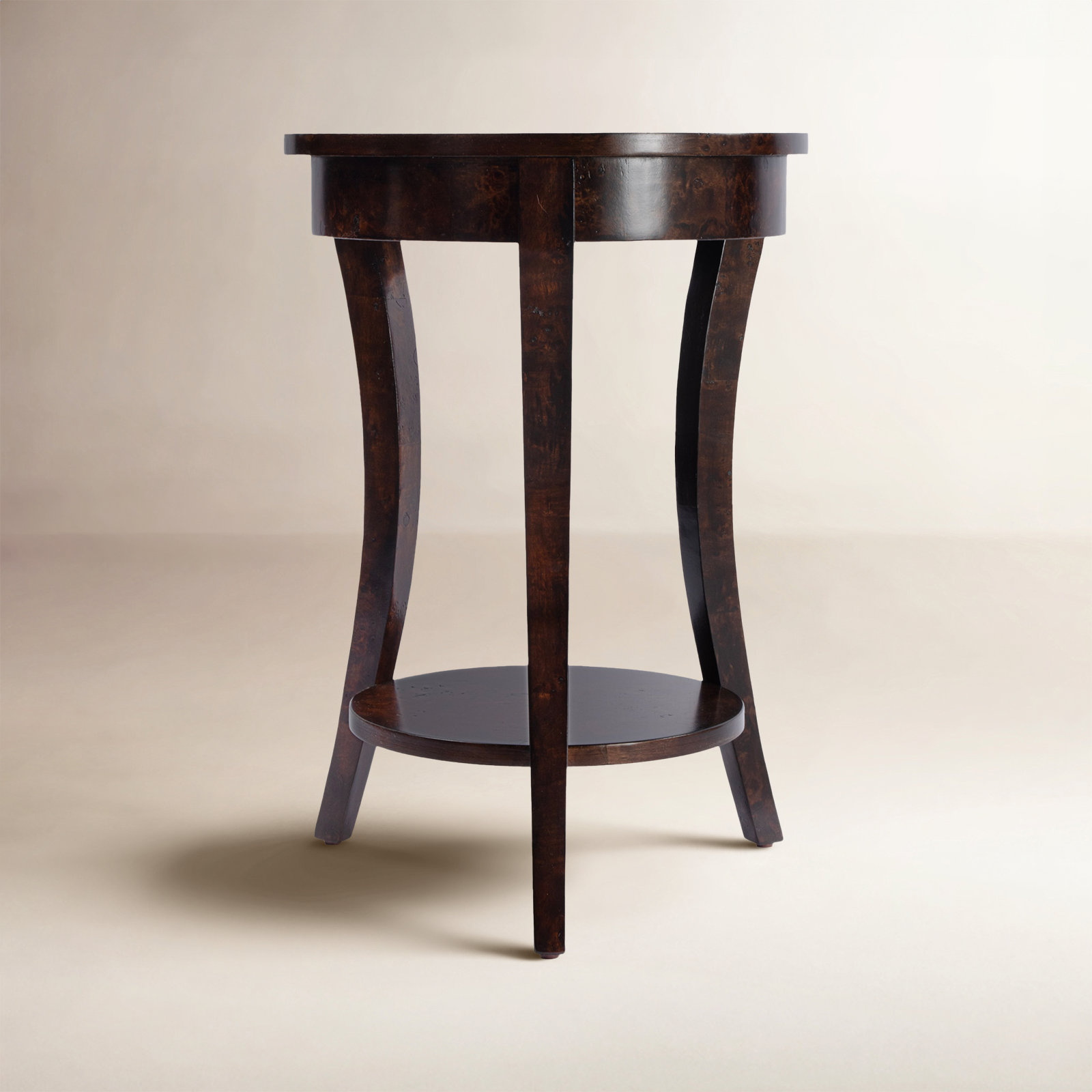 Beltsville 18" End Table, Dark Brown