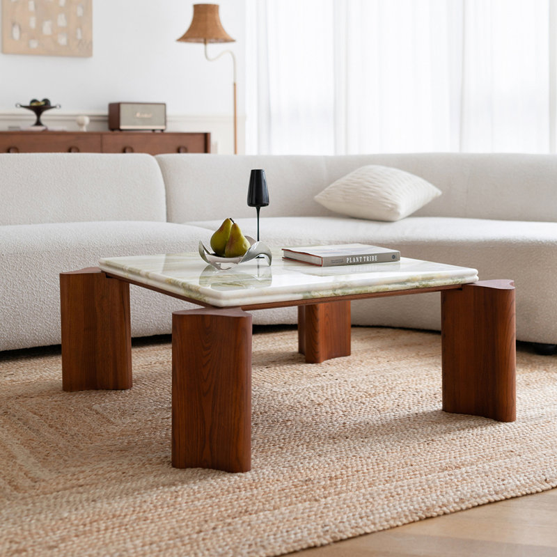Modern marble coffee table