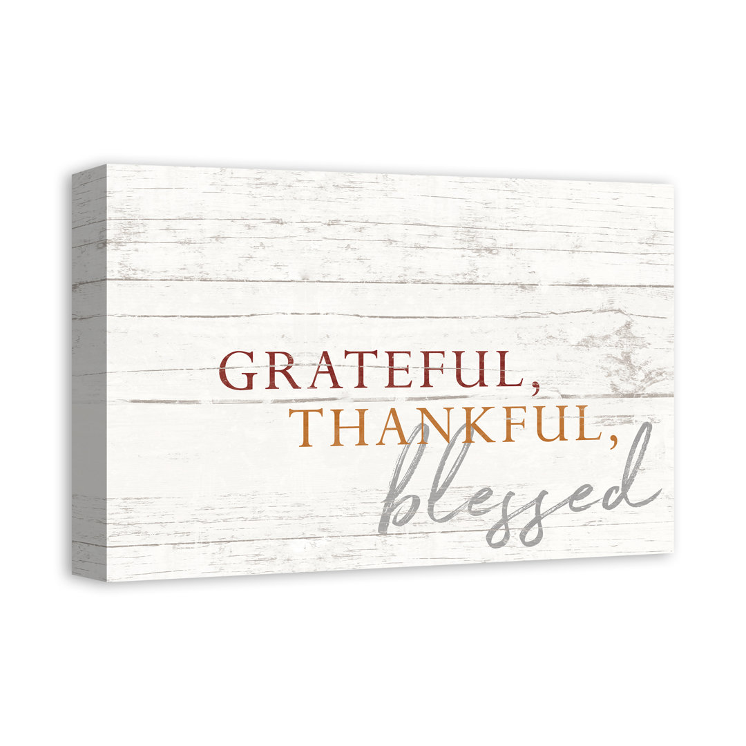 " Grateful, Thankful, Blessed " The Holiday Aisle®