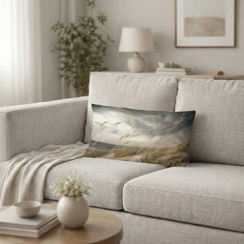 Coussin Coastal Beach Grass - Coussin décoratif Coastal Beach, H 12 po x l 20 po