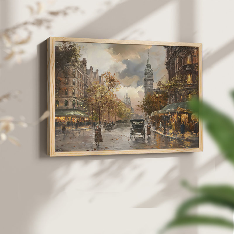Paysage, série CLCLXXVII, reproduction encadrée, H 22 po x l 28 po, Naturel