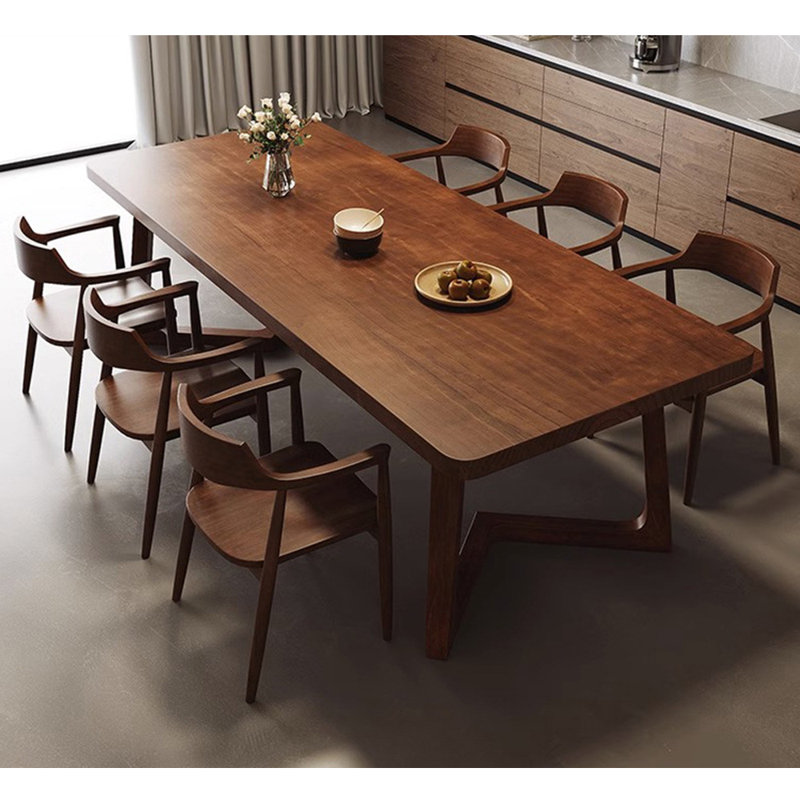 Table de salle à manger Rahaf, H 30,7 po x L 78,7 po x l 31,4 po