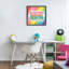 Cadre flottant Believe In Yourself Rainbow, design par Jilly Jack Designs-71939056-71939057