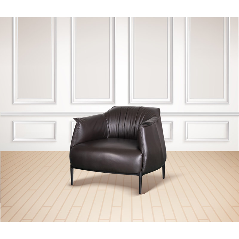 A0434532A4EB40C49D1B7D0E0900158A, Cuir véritable chocolat noir