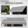 Dakota Fields 295cm W x 200cm D Gray Cover Retractable Patio Awning