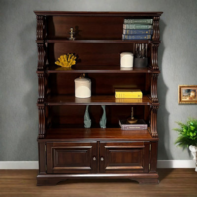 Rural Retro Solid Wood Rosewood Bookcase