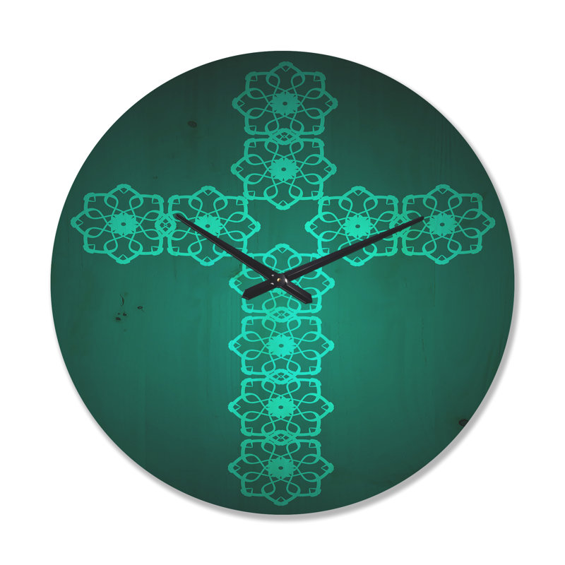 Horloge murale Turquoise, Grand