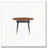 Walnut Oval Extendable Dining Table