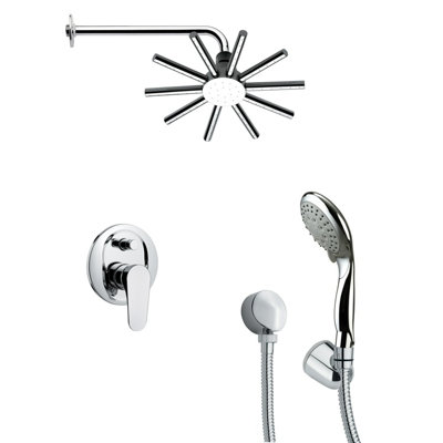 Orsino Complete Shower System with Rough in-Valve