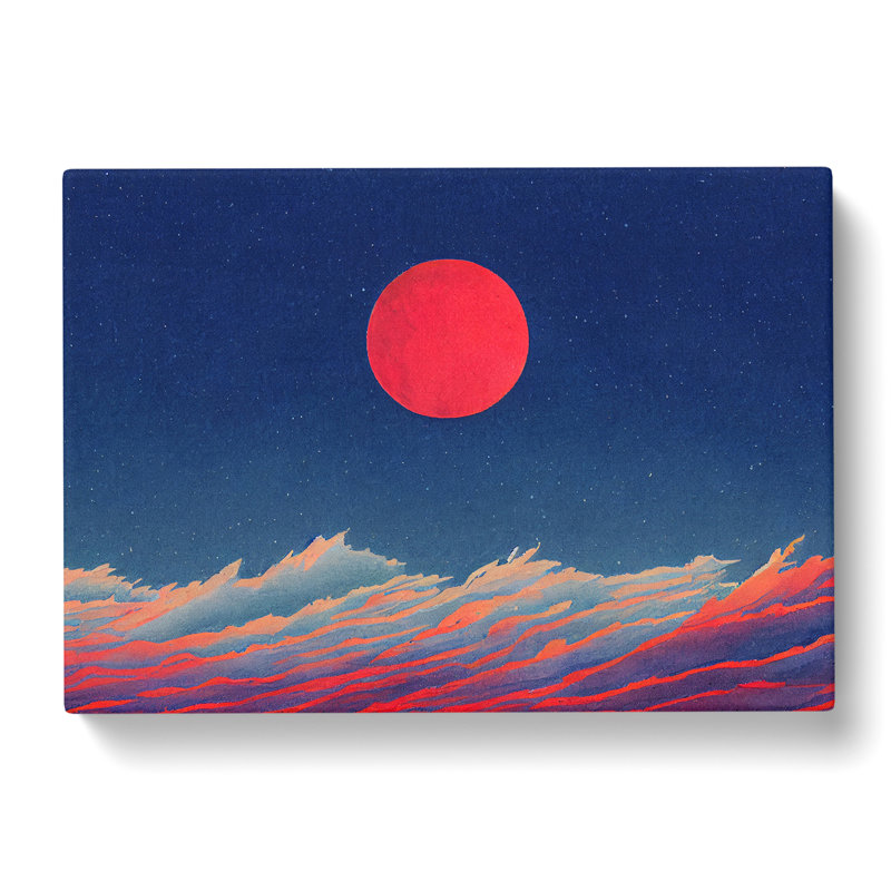 Moon Vol.3 - Wrapped Canvas, 40cm H x 60cm W x 3cm D