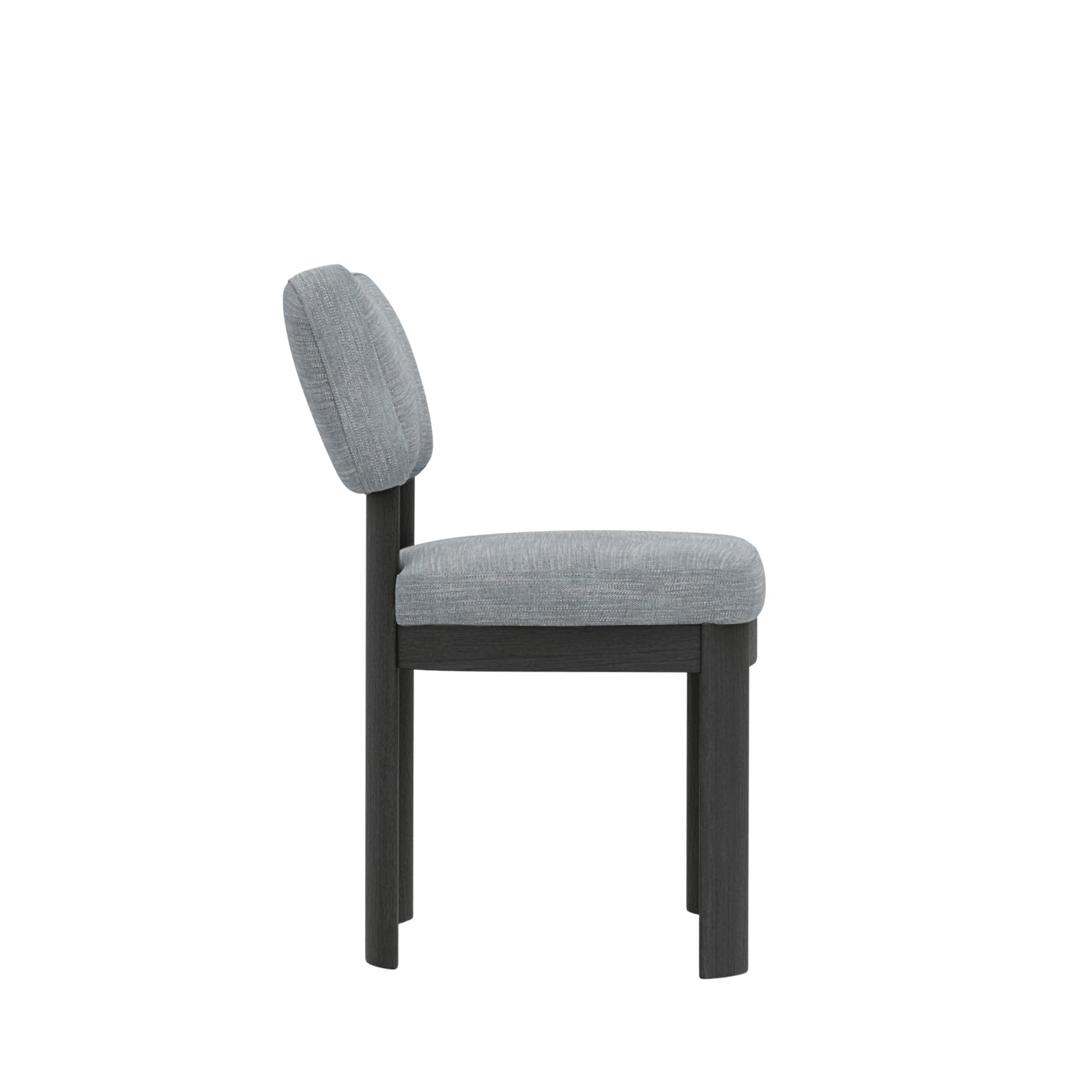 Circa Dining Chair, Gray, Black