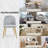 Modern Velvet Armless Side Dining Chairs-1480541481