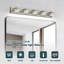 Luminaire de salle de bain à DEL à intensité variable à lumières multiples 5500K-828651205-828651206